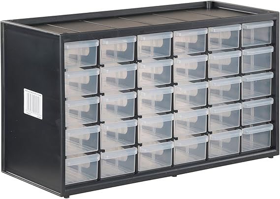 Storage Organizer, 30 Small Drawer Modular Storage System, Easily Stackable