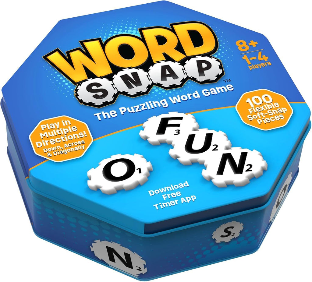 Strategy Game, Word Puzzle for Adults, Family, and Kids, Fun Game for Ages 8+, Travel Size, 1-4 Players