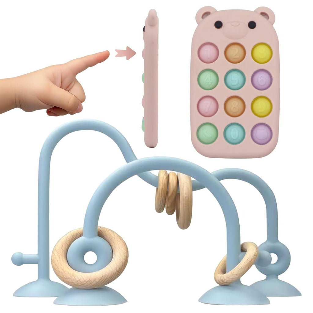Suction Toys Baby Teething Chew - Baby Teething Toys Silicone Teethers Table Toys