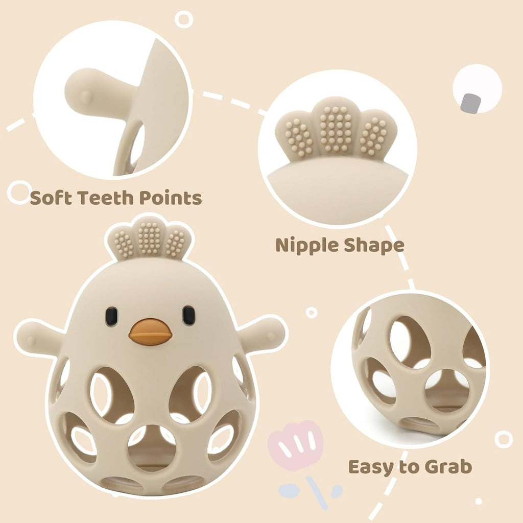 Suction Toys Teething Chew - Baby Table Toys, Teething Toys Silicone Teethers