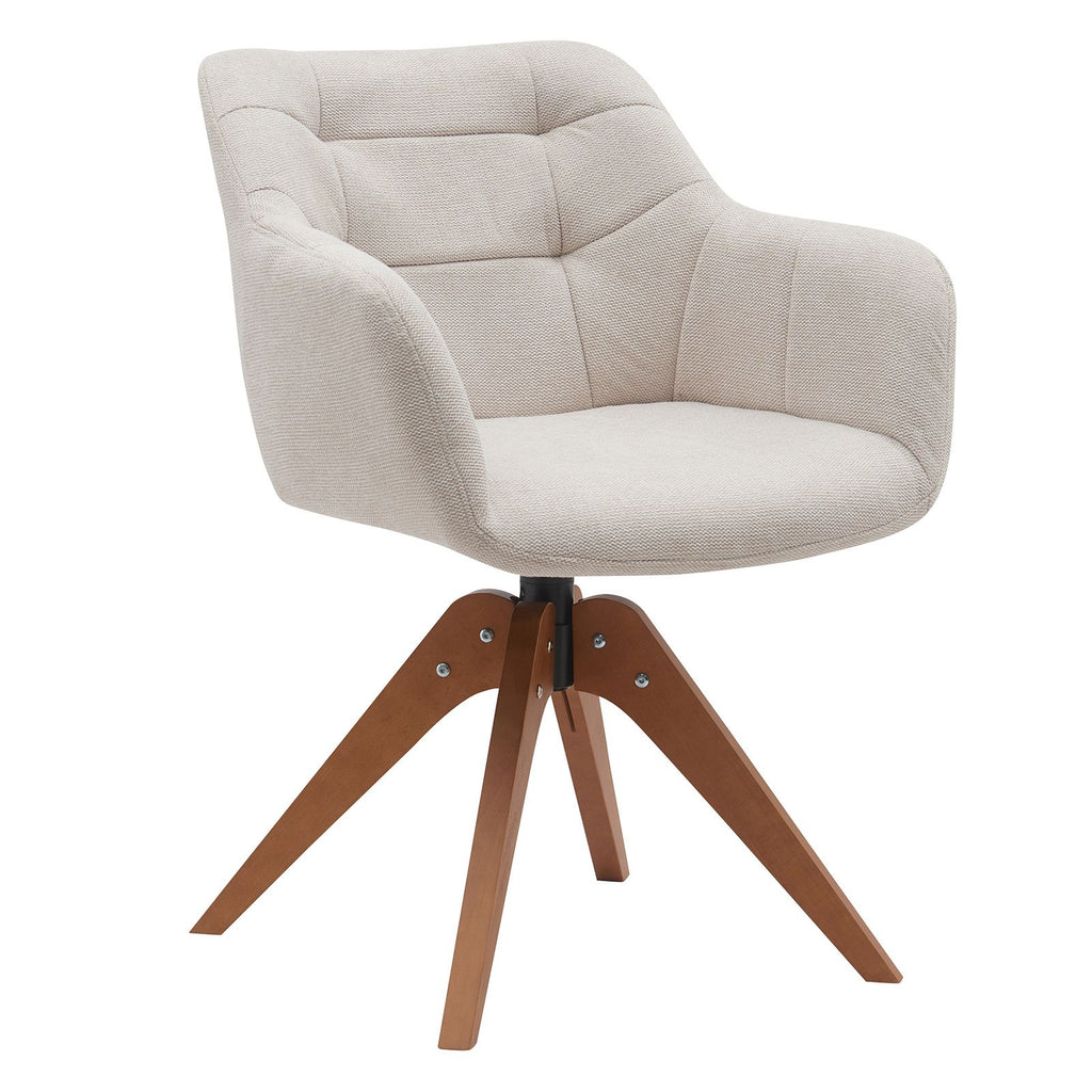 Suede Black Modern Swivel Office Accent Arm Chair with Oak Wood Legs for Small Space(Set of 2)