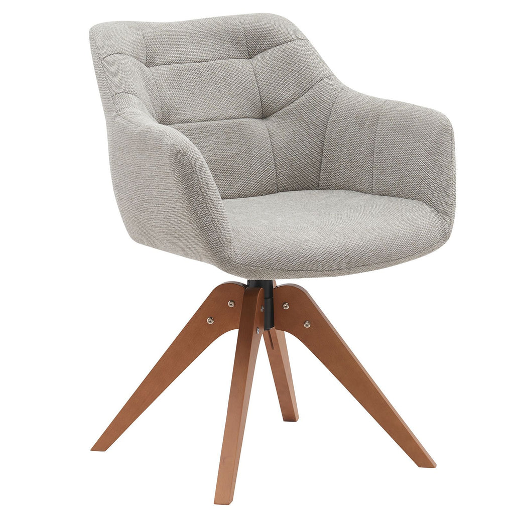 Suede Black Modern Swivel Office Accent Arm Chair with Oak Wood Legs for Small Space(Set of 2)