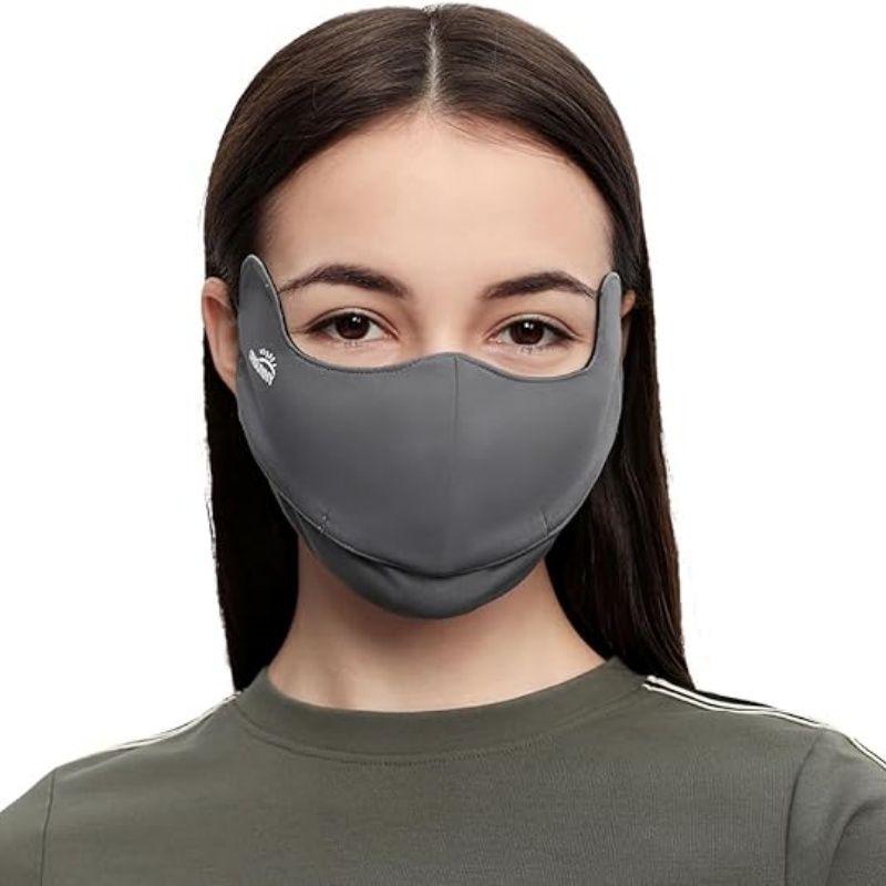 Sun Protection Face Cover UPF 50+ Anti-UV Women Summer Mask Eye Protective Breathable Face Covering