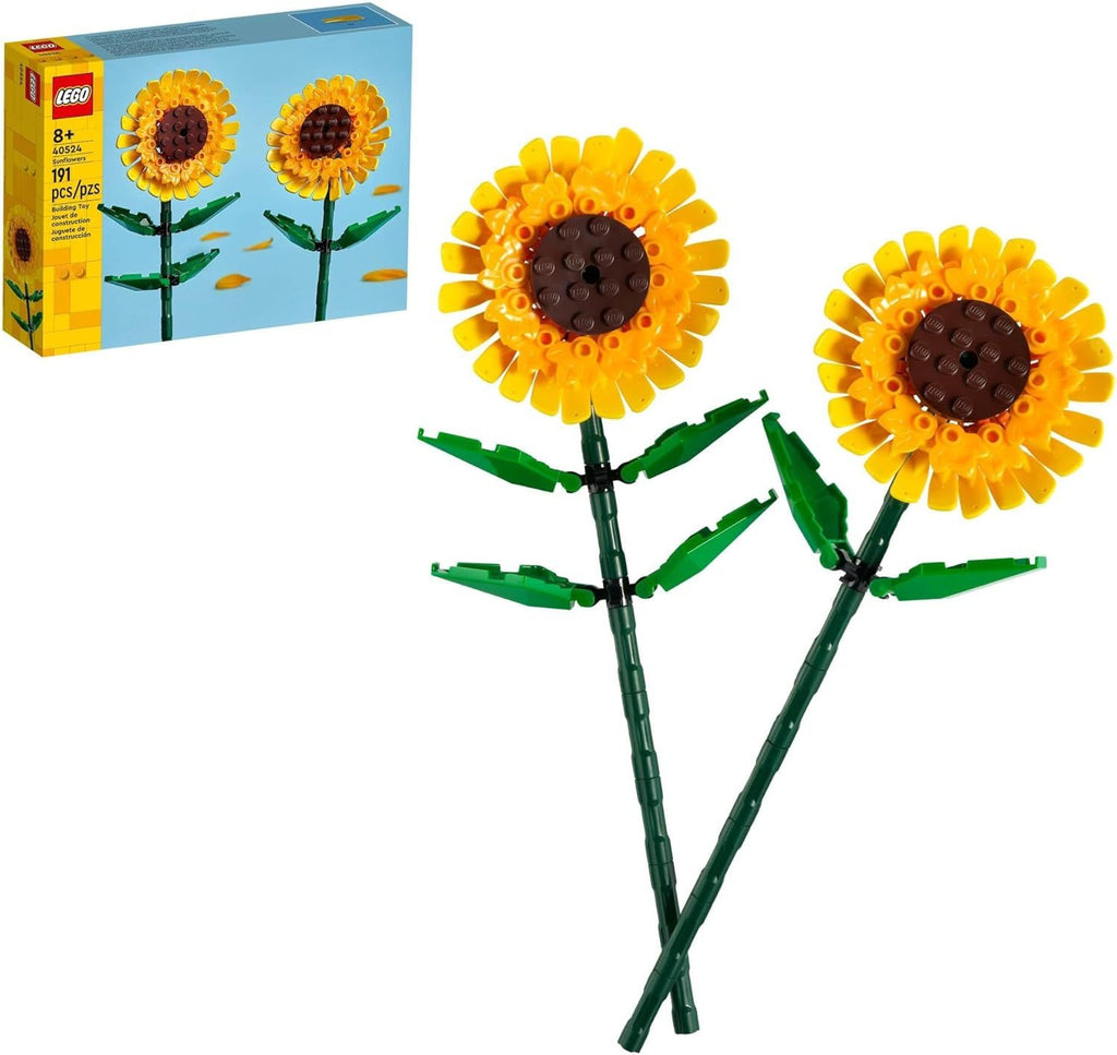 Sunflowers Building Toy for Kids, Girls and Boys Ages 8+ - Artificial Sunflowers for Home Decor and Display - Birthday Gift Idea for Lovers of Plants & Flowers - 40524