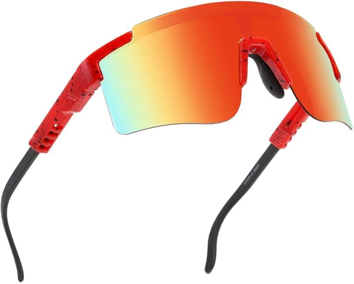Sunglasses for Men Women, UV400 Protection Sports Sunglasses With Adjustable Temple
