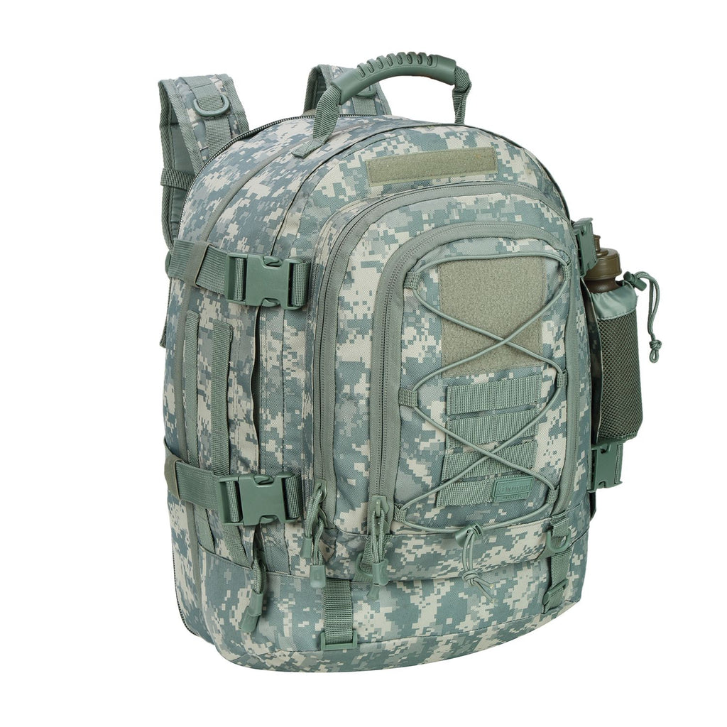Tactical Backpack 3 Day Assault Pack, Expandable Military Bug Out Bag,Large-capacity army daypack expands for extra gear, ideal for outdoor hiking, hunting, camping, and travel