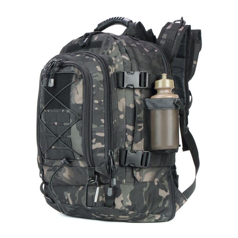 Tactical Backpack 3 Day Assault Pack, Expandable Military Bug Out Bag,Large-capacity army daypack expands for extra gear, ideal for outdoor hiking, hunting, camping, and travel