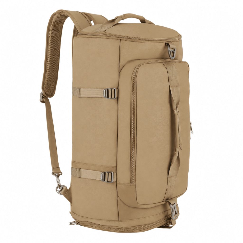 Tactical Duffel Backpack Gym Bag Military Travel Bag with Shoes Compartment and Straps for Camping