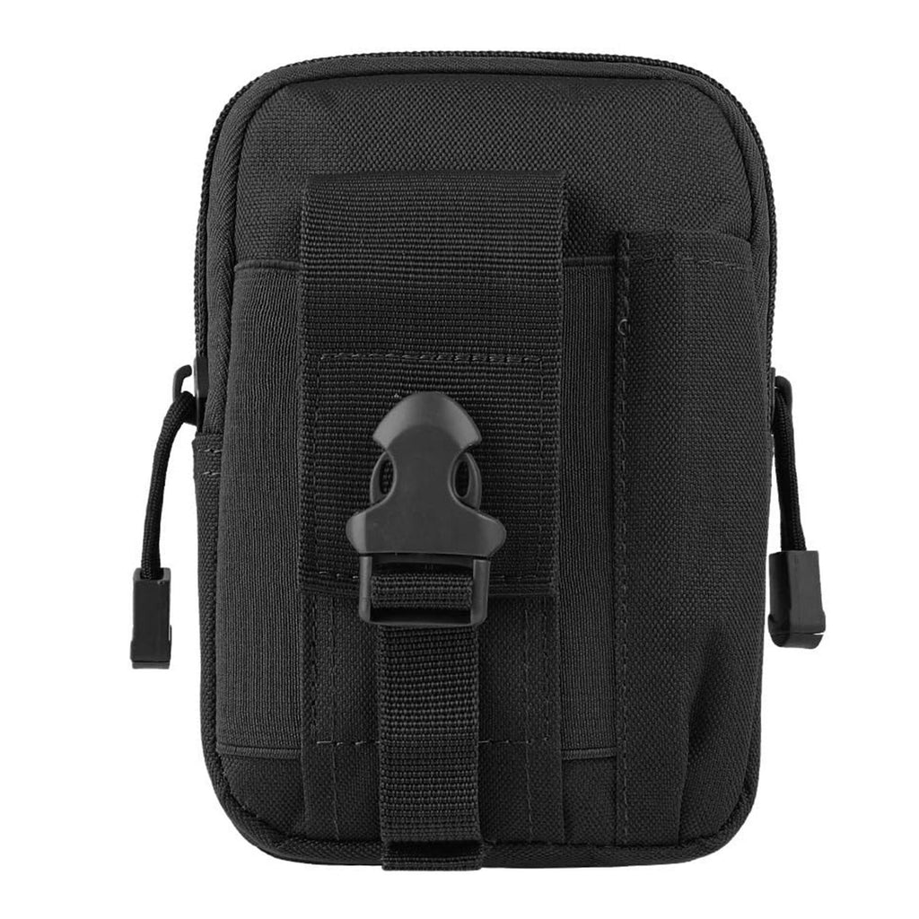 Tactical Waist Bag, MOLLE Utility Pouch, Waterproof Oxford Phone Holster Belt Bag for Outdoor Hunting Hiking