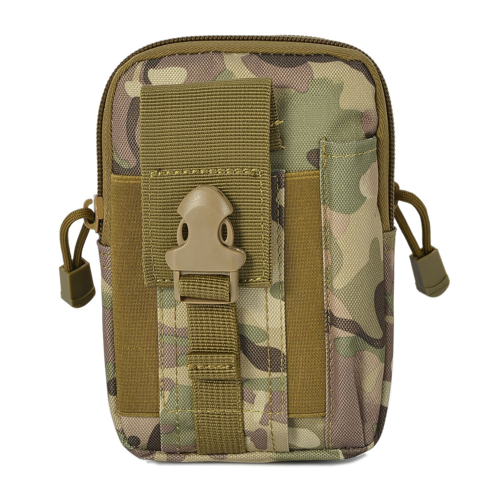 Tactical Waist Bag, MOLLE Utility Pouch, Waterproof Oxford Phone Holster Belt Bag for Outdoor Hunting Hiking