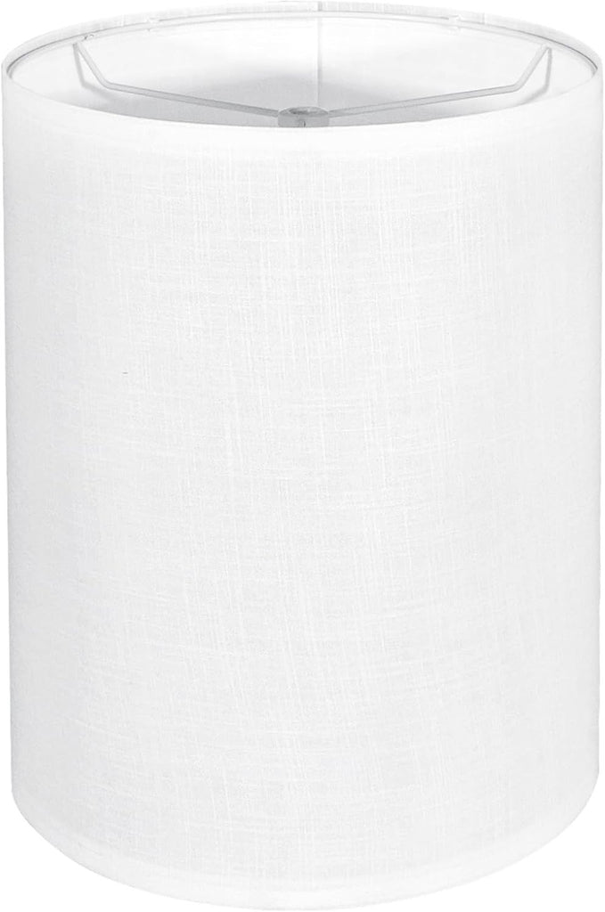 Tall Lamp Shade, White Drum Lampshade for Table Lamps Floor Lamp