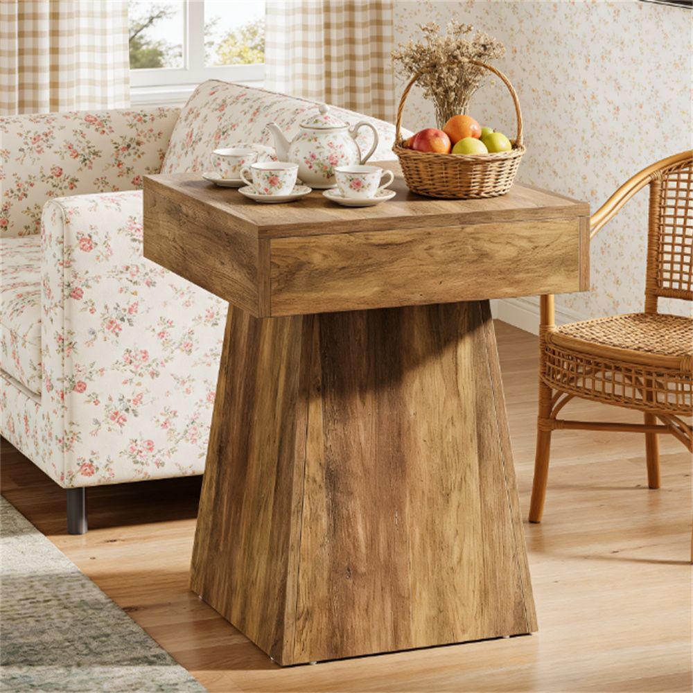 Tea table, square side table, can be used as bedside table, coffee table