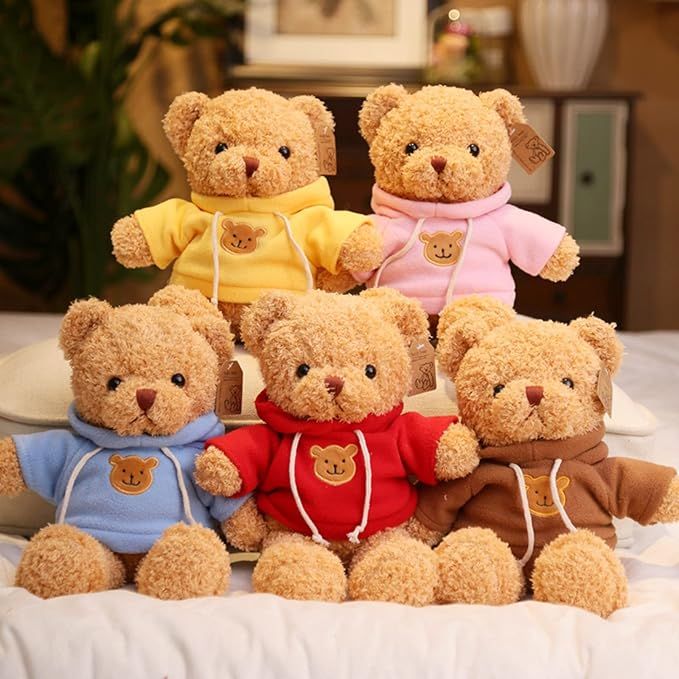 Teddy Bear Stuffed Animals Soft Plush Cute Teddy Bear Doll for Boys Girls (Brown)
