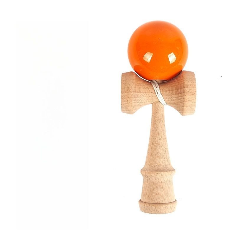 Teen Wooden Outdoor Sports Toy Ball Kendama Ball PU Paint 18.5cm Strings Professional Adult Toys Leisure Sports Toy