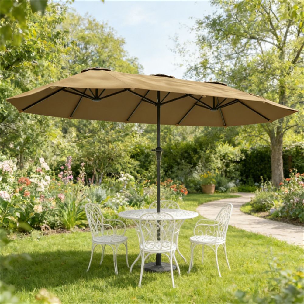 Terrace Umbrella, Courtyard Umbrella, Sunshade Umbrella, Coffee (without base)