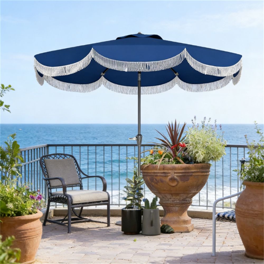 Terrace umbrella, outdoor umbrella, market umbrella, courtyard umbrella (without base)