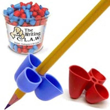 The Classics Writing CLAW Pencil Grip Medium 6 Pack – Ergonomic Aid for Kids, Pre-K, Special Needs, Fits Pencils, Pens, Utensils, Right or Left Hand, Easy Grip Trainer, Occupational Therapy