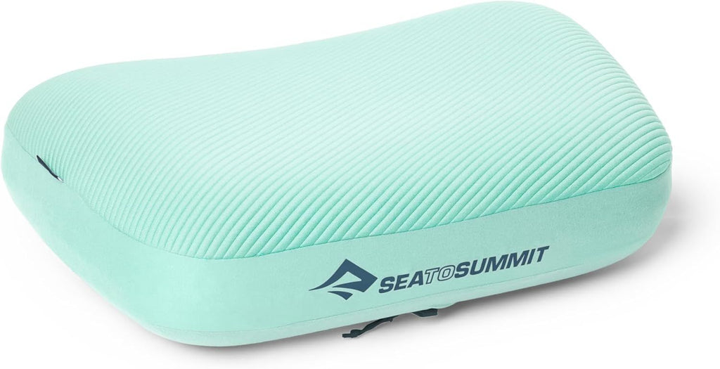 Thick Camping Memory Foam Pillow, Compressible & Ultralight Travel Pillow for Backpacking - Ergonomic Neck & Lumbar Support for Side Sleepers, Compact for Hiking, Car, Airplane