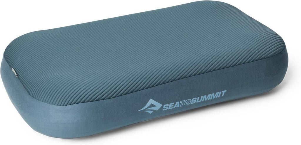 Thick Camping Memory Foam Pillow, Compressible & Ultralight Travel Pillow for Backpacking - Ergonomic Neck & Lumbar Support for Side Sleepers, Compact for Hiking, Car, Airplane