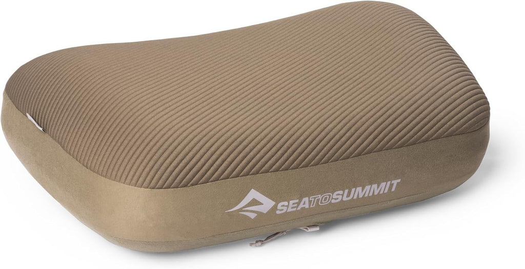 Thick Camping Memory Foam Pillow, Compressible & Ultralight Travel Pillow for Backpacking - Ergonomic Neck & Lumbar Support for Side Sleepers, Compact for Hiking, Car, Airplane