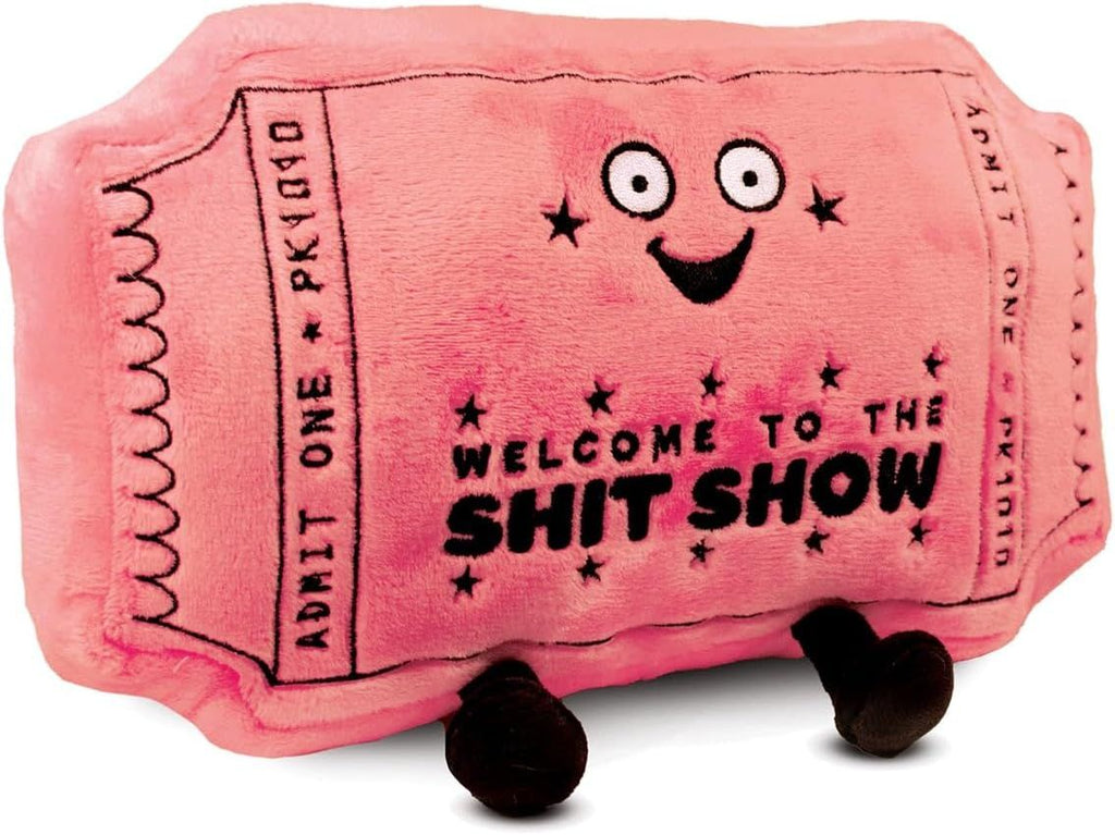 Ticket Stub Plushie - Welcome to The Show Sassy Ticket Stub Plush, Funny & Cute Plush Toy for Gifting