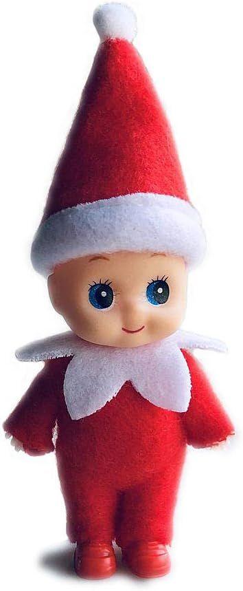 Tiny Baby Elf Doll | Christmas Miniature Elf Decoration | Newborn Gift | Baby Grow Dolls with Feet and Shoes