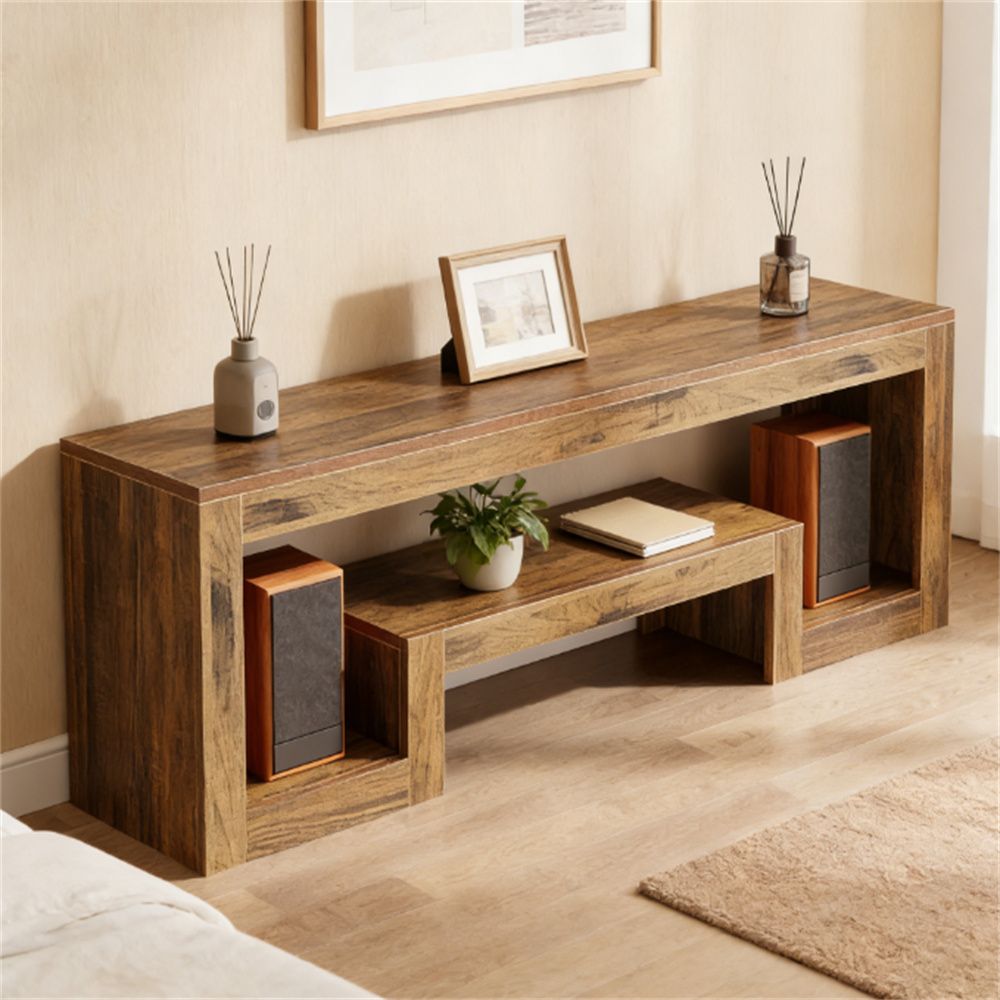 TV stand, media console, stand, storage platform, storage rack