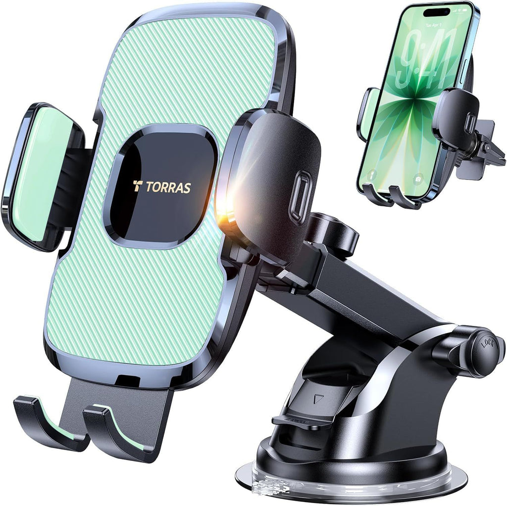 Ultra-Durable Phone Holders for Your Car 96+LBS Strongest Suction  Car Phone Holder Mount, Safety Certs Cell Phone Car Mount Truck for Dashboard Windshield Vent for iPhone 17 16 15 14 Pro Max
