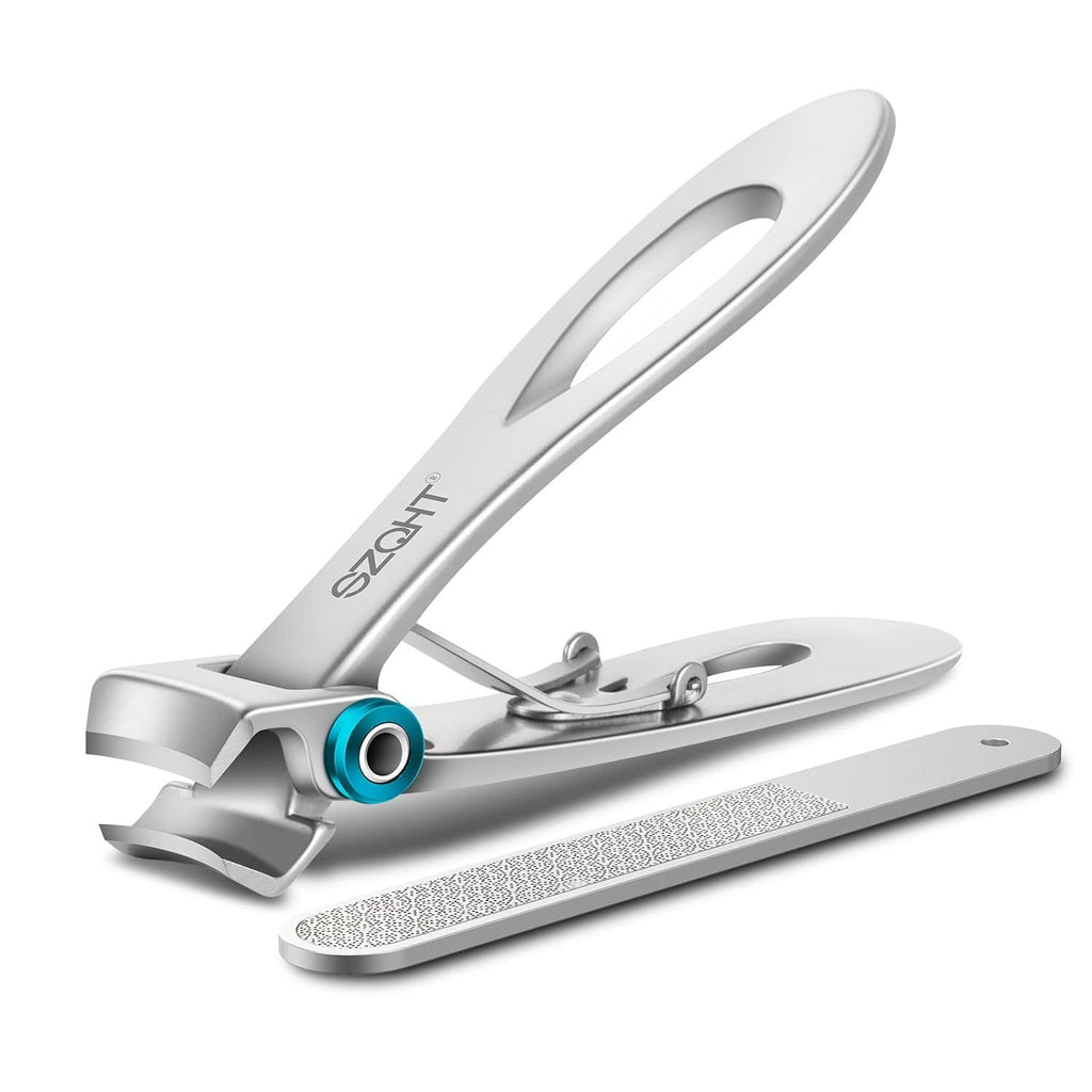 Ultra Wide Jaw Opening Nail Clippers Set, Toenail Clippers for Thick Nails, Heavy Duty Nail Cutter, Stainless Steel Toe Nail Clippers for Seniors, Men & Women Manicure,Pedicure,Big