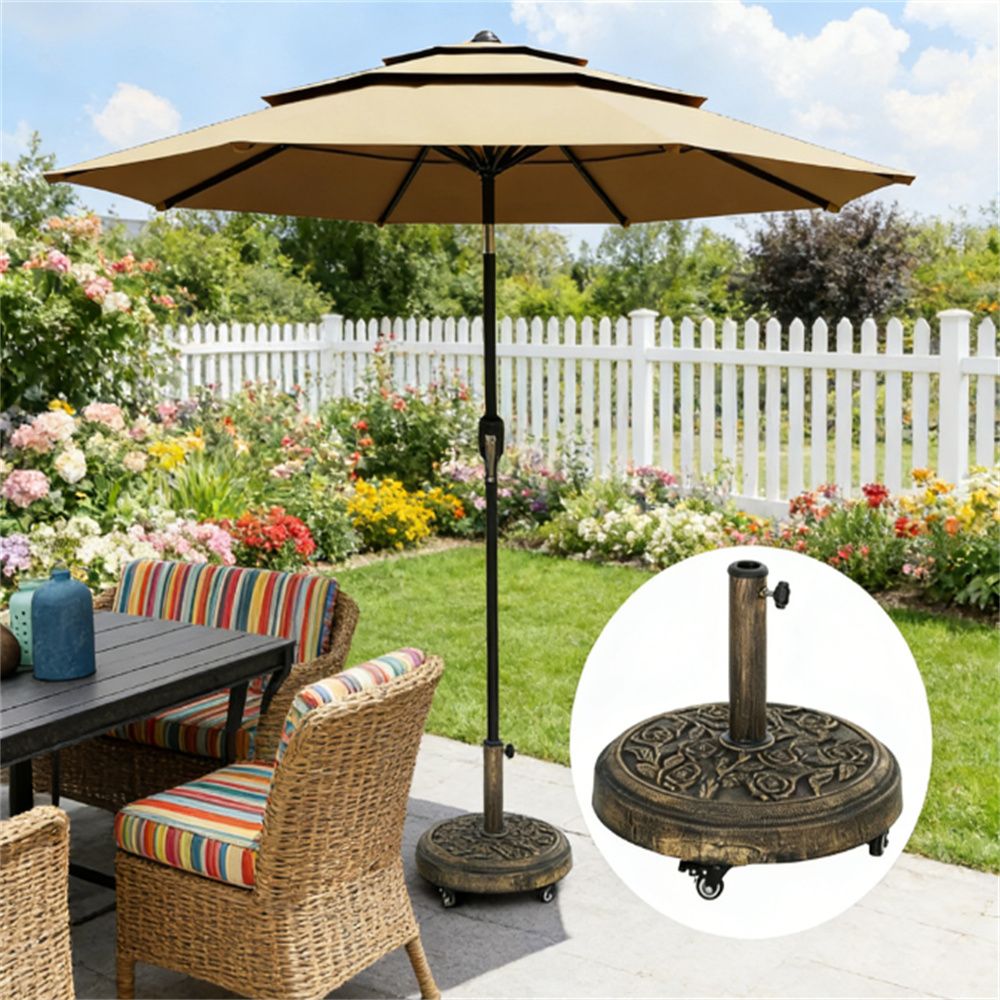 Umbrella base, terrace umbrella base, courtyard umbrella stand (base only)