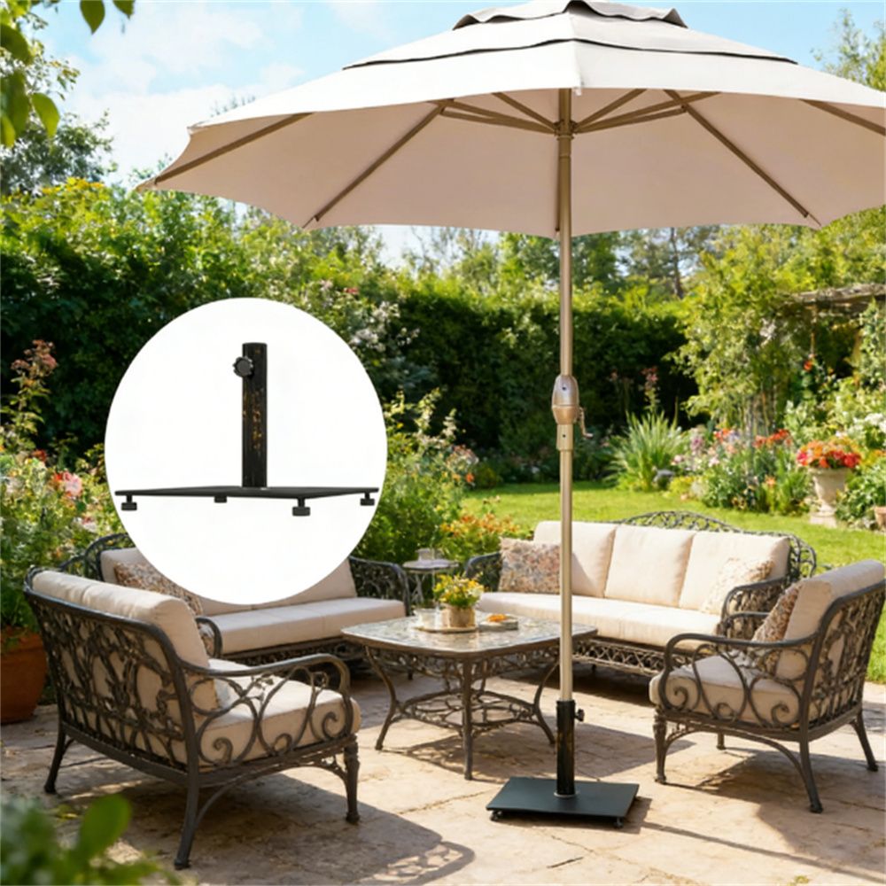 Umbrella base, umbrella stand, terrace umbrella stand