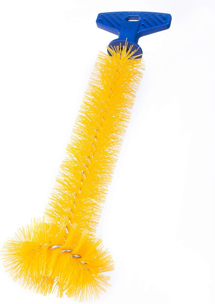 Universal Garbage Disposal Brush, Sturdy Grip Handle, 11-Inches,Yellow