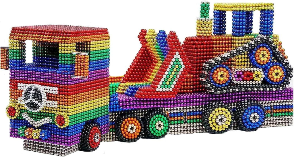 Upgraded Toys for Adults, [1003Pcs] Sh-col Balls Putty, Adults Beads with Magnetics Toy Stress Reliever Puddy for Christmas Birthday Gifts Stocking Stuffers 18+