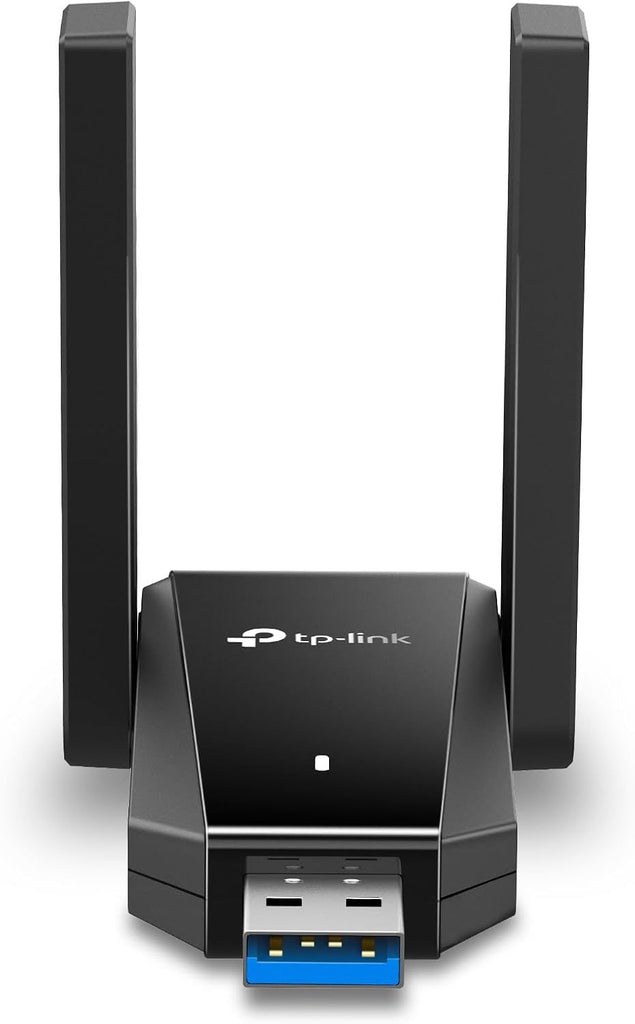 USB 3.0 WiFi Adapter for Desktop PC (Archer TX30U Plus)-AX1800 WiFi 6 Dual-Band Plug and Play Wireless Network Adapter with 2.4GHz, 5GHz, 2×High Gain Antenna, WPA3, Supports Windows 11/10