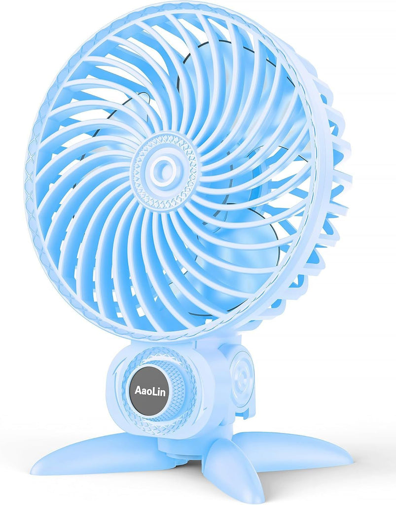 USB Small Fan, Desk Fans with CVT Variable Speeds, Strong Cooling Airflow, Quiet Portable, Desktop Mini Personal Fan for Room, Home,Office, Bedroom-USB Powered
