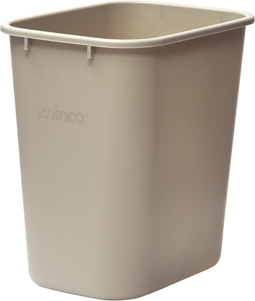 Waste Basket for Home and Office, 7 Gallon, Beige