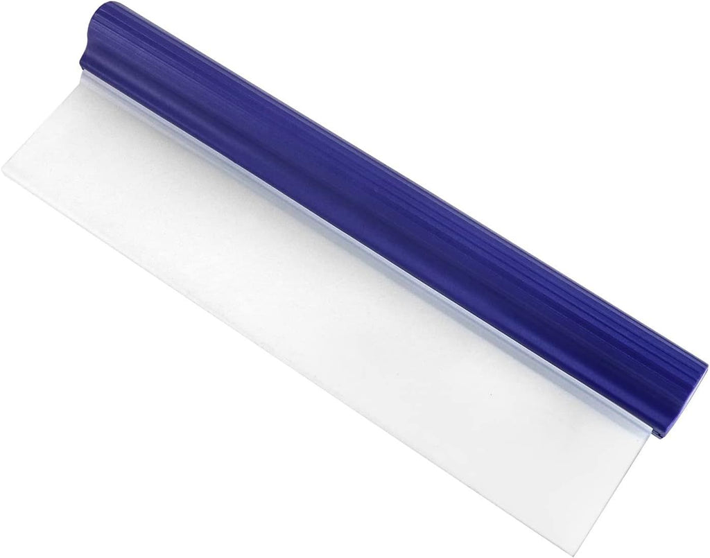 Water Car Squeegee,12 inch Flexible Water Silicone Window Squeegee for Car Or Home Use, Blue