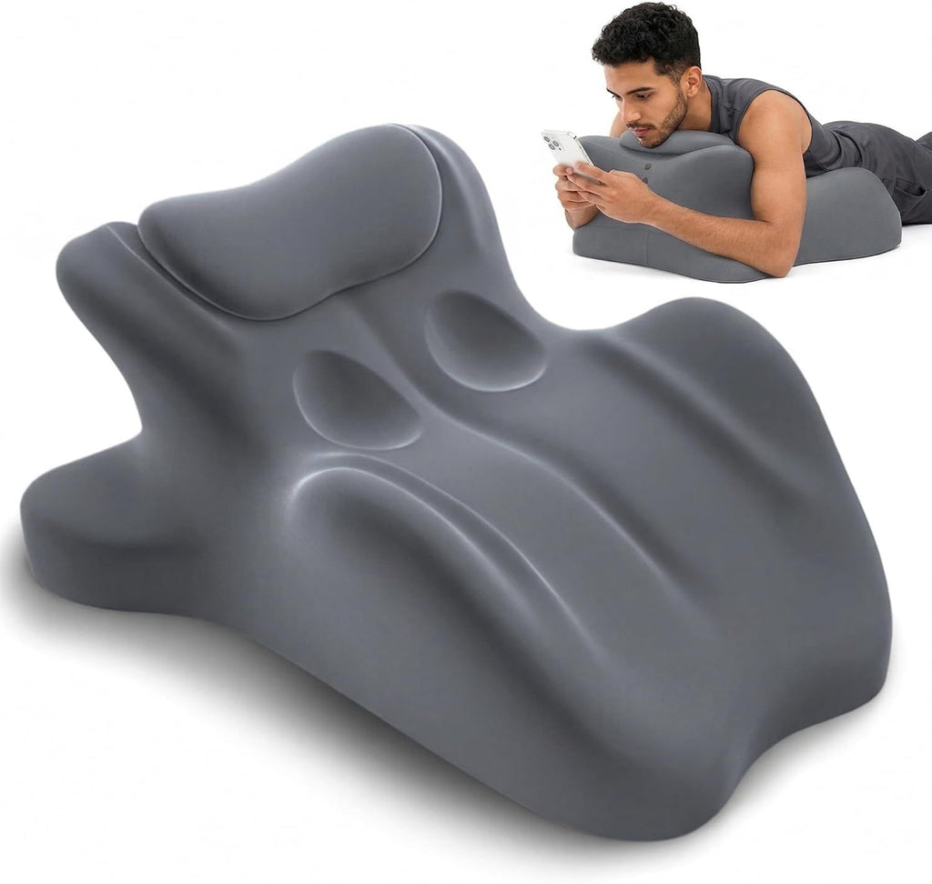 Wedge Pillow,Ergonomic Memory Foam, Contoured Support Pillows, 27° Angled Support for Waist and Neck, Multi-Position Support Pillow