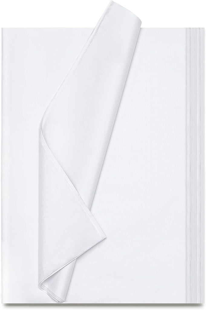 White Tissue Paper for Gift Bags, 115 Sheets of 14 x 20 Inches White Wrapping Paper, Gift Wrapping Tissue Paper Bulk for Crafts, Holiday, Birthday, Christmas, Party Decor and DIY Crafts