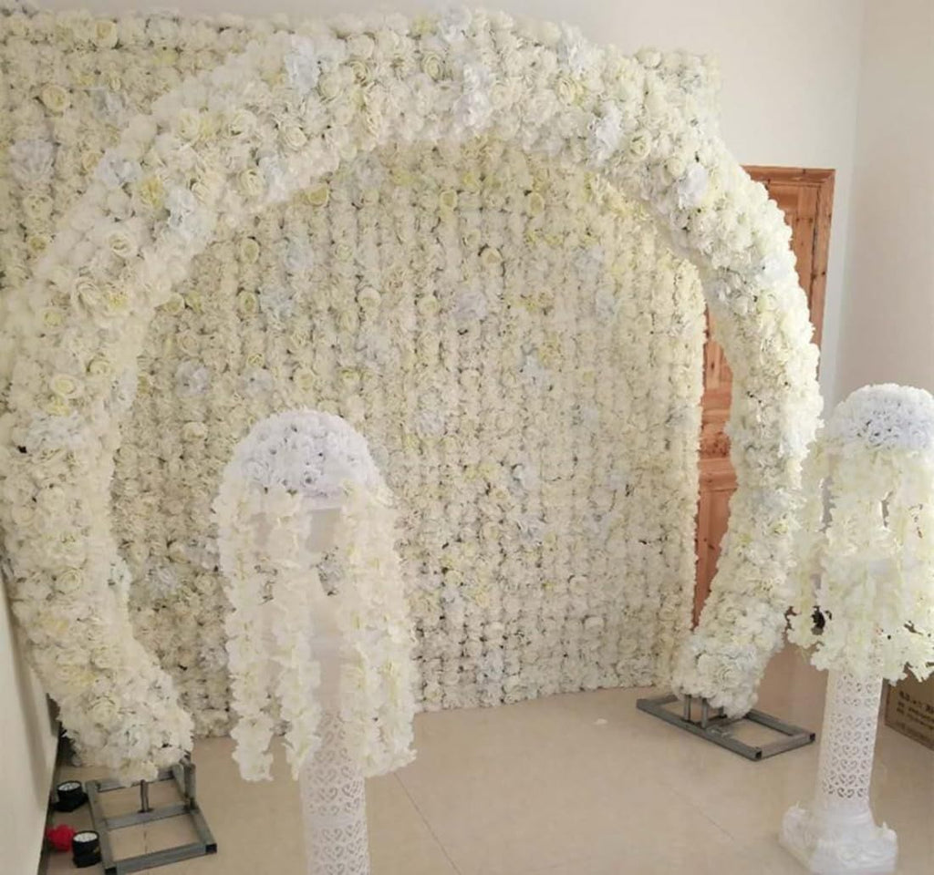 White Wisteria Hanging Flower Garland Set