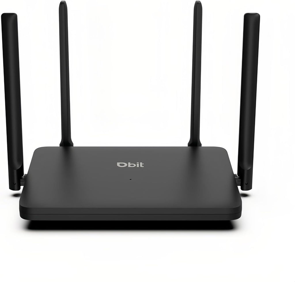 WiFi 6 Router Dual Band Wireless Internet Router, Wireless Speed (Up to 1.8 Gbps) with 4 x Gigabit Ethernet Ports, MU-MIMO, OFDMA, WPA3, IPV6, EasyMesh, Guest WiFi, Parental Controls