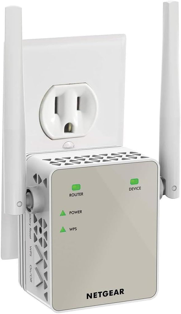 WiFi Range Extender (EX6120) - Add up to 1,500 sq. ft., 25 Devices - AC1200 Dual Band Wireless Signal Booster & Repeater (Up to 1.2 Gbps Speed), Compact Wall Plug Design – Free Expert Help
