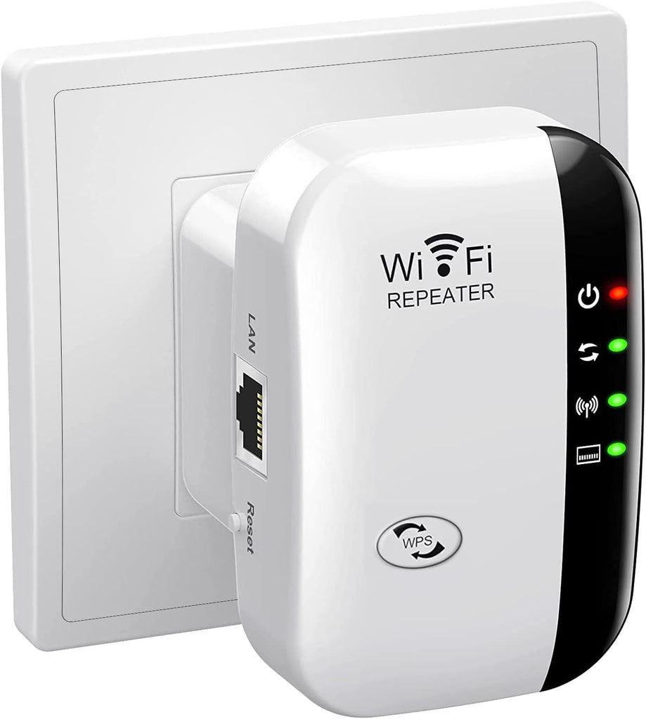 WiFi Signal Booster Up to 5800sq.ft and 58 Devices, WiFi Range Extender, Wireless Internet Repeater, Long Range Amplifier with Ethernet Port,1-Key Setup, Access Point, Alexa Compatible