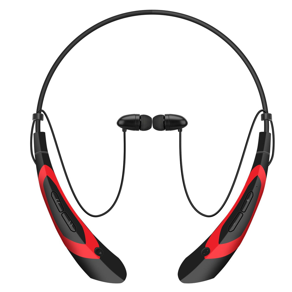 Wireless Neckband Headphones V5.0 Sweat-proof Sport Headsets Earbuds In-Ear Magnetic Neckbands Stereo Earphone Deep Bass Earphone w/Mic
