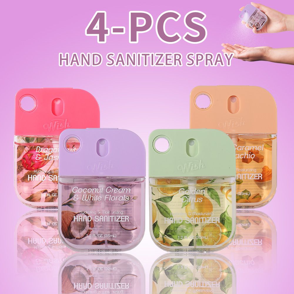 Wish Liquid Hand Sanitizer Spray 1.2oz with PDQ
