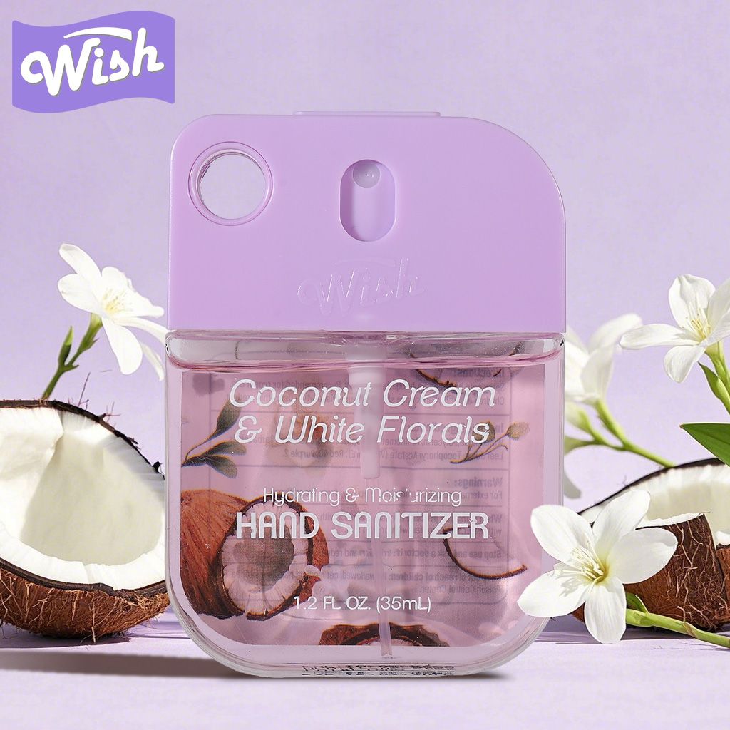 Wish Liquid Hand Sanitizer Spray 1.2oz with PDQ