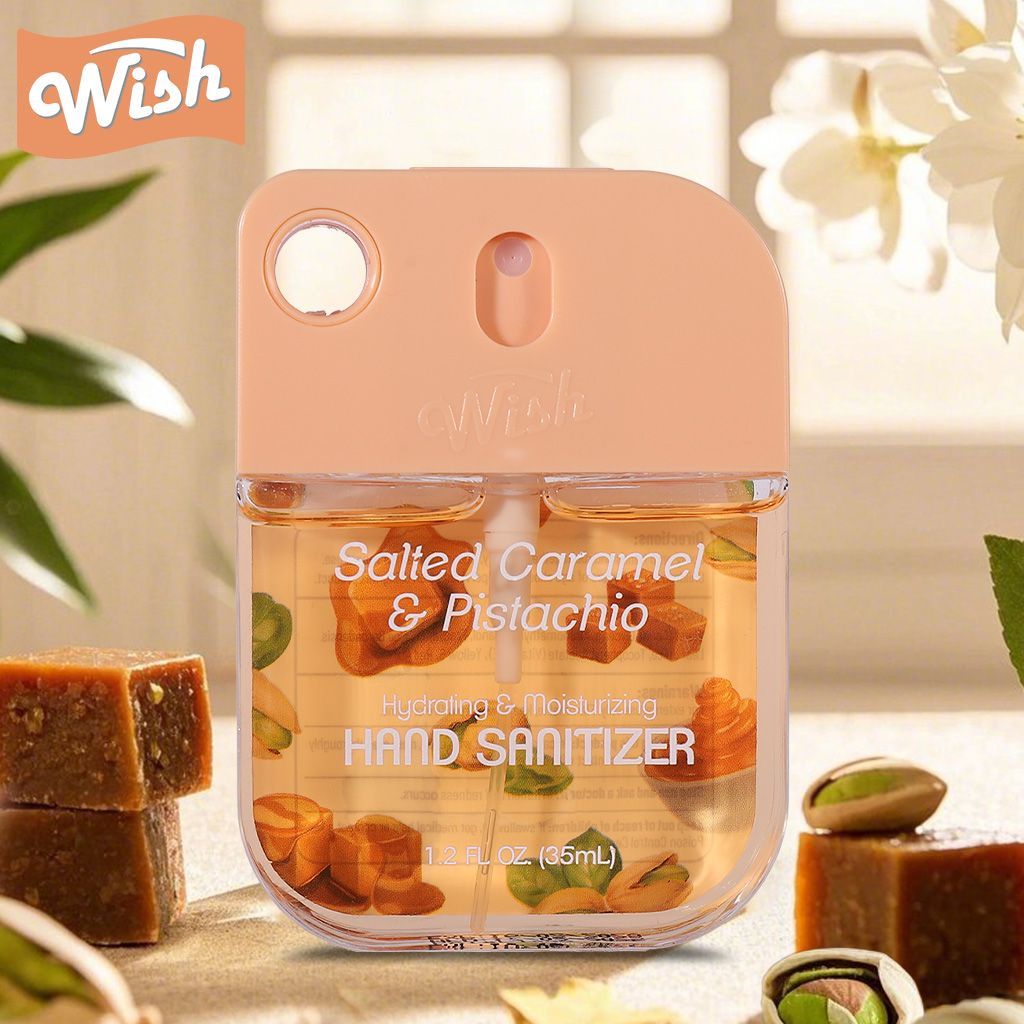 Wish Liquid Hand Sanitizer Spray 1.2oz with PDQ
