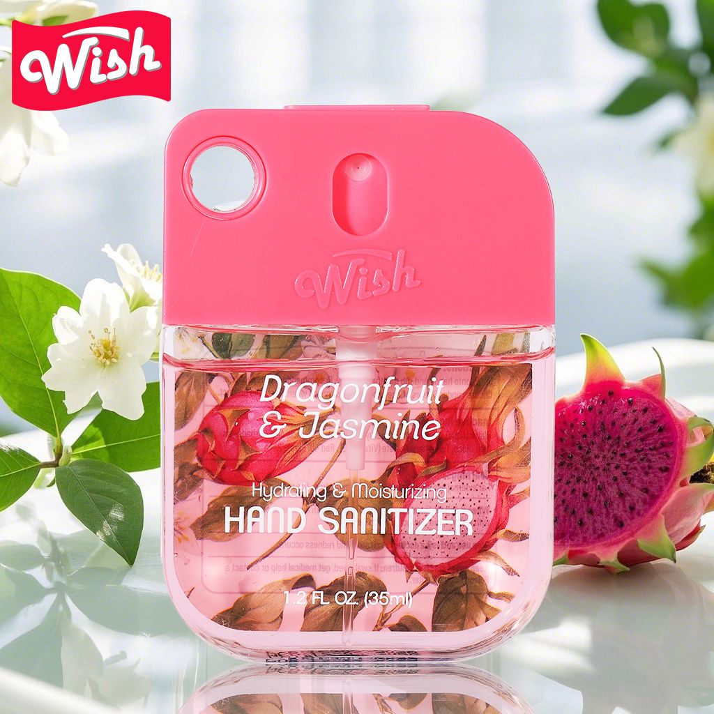 Wish Liquid Hand Sanitizer Spray 1.2oz with PDQ