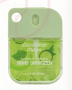 Wish Liquid Hand Sanitizer Spray 1.2oz with PDQ