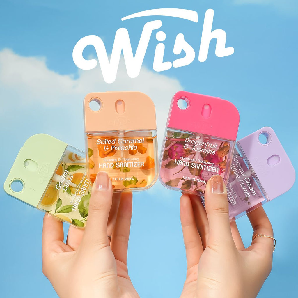 Wish Liquid Hand Sanitizer Spray 1.2oz with PDQ